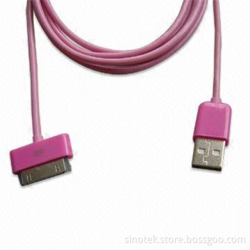 USB Data Transfer and Charger Cable, Supports Apple's iPhone/iPod